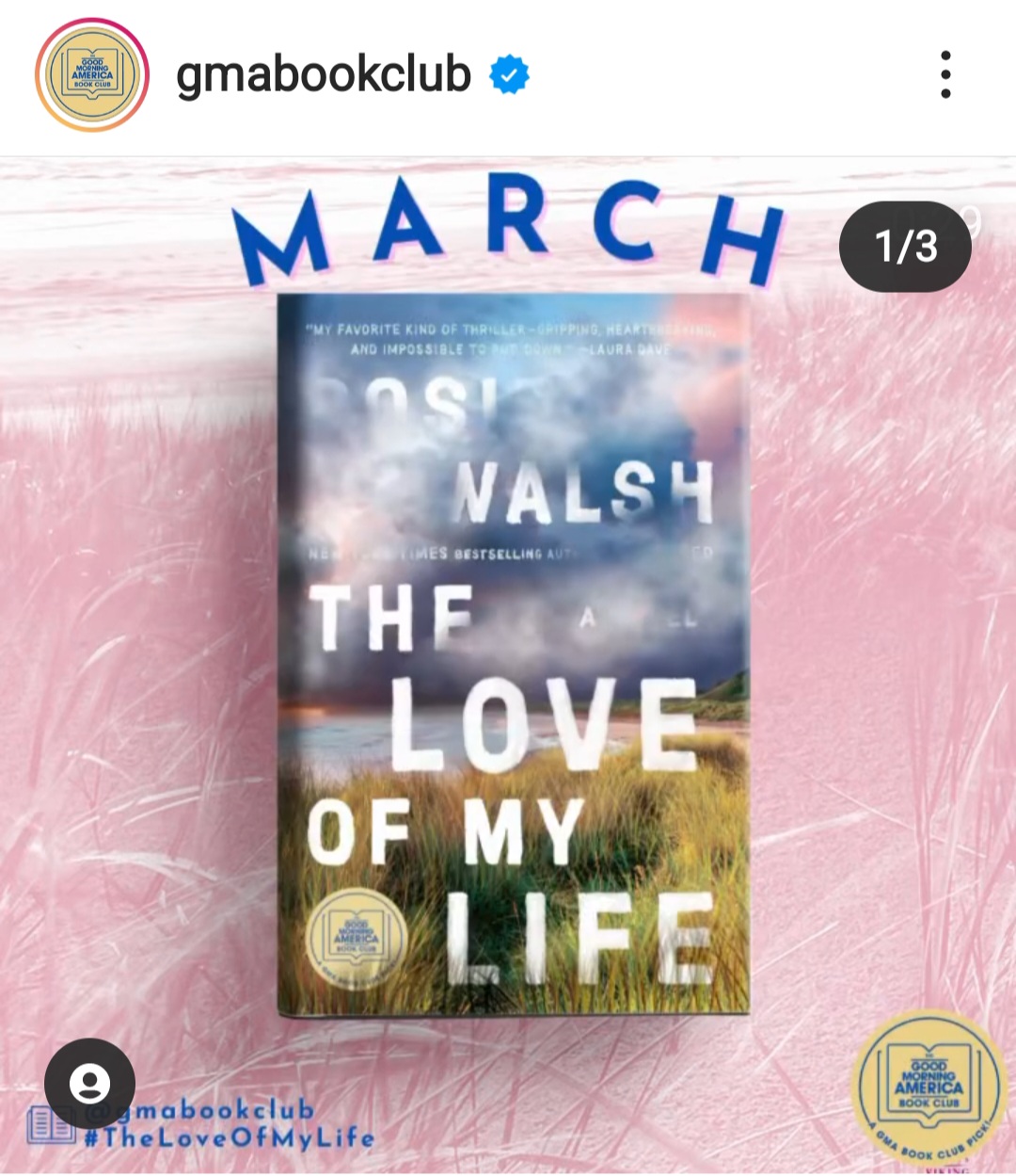 GMA (Good Morning America) Book Club pick for March 2022 and complete